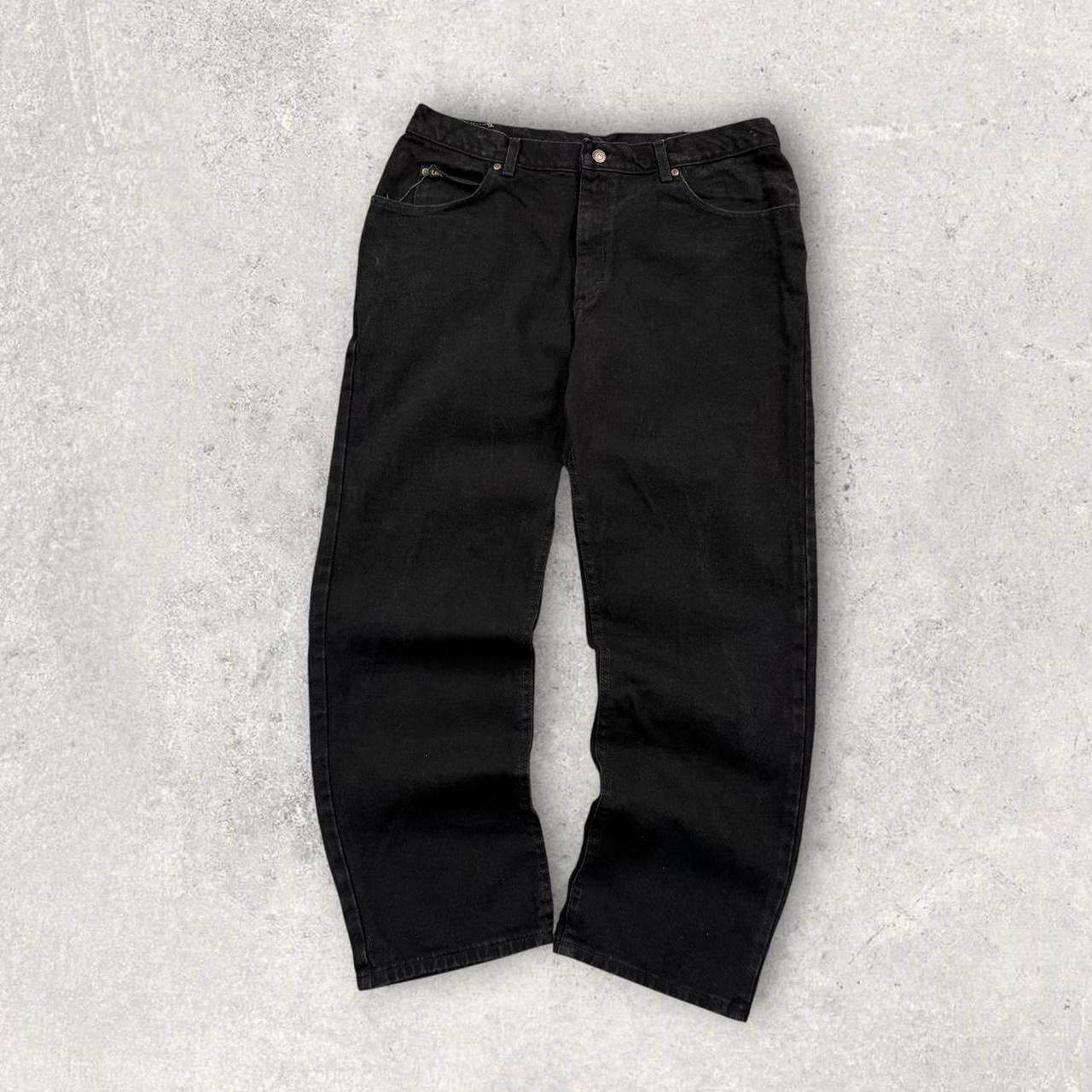 Vintage 00s Lee Relaxed Fit Jeans Black (36x30)