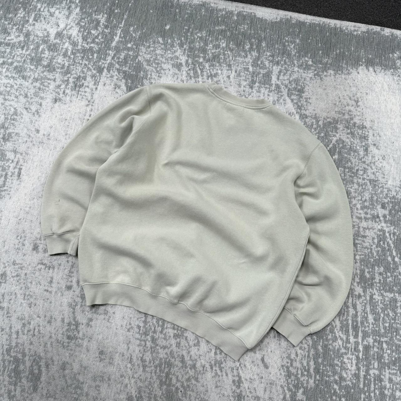 Vintage 90s Adidas Small Logo Sweatshirt Pastel Green (M)