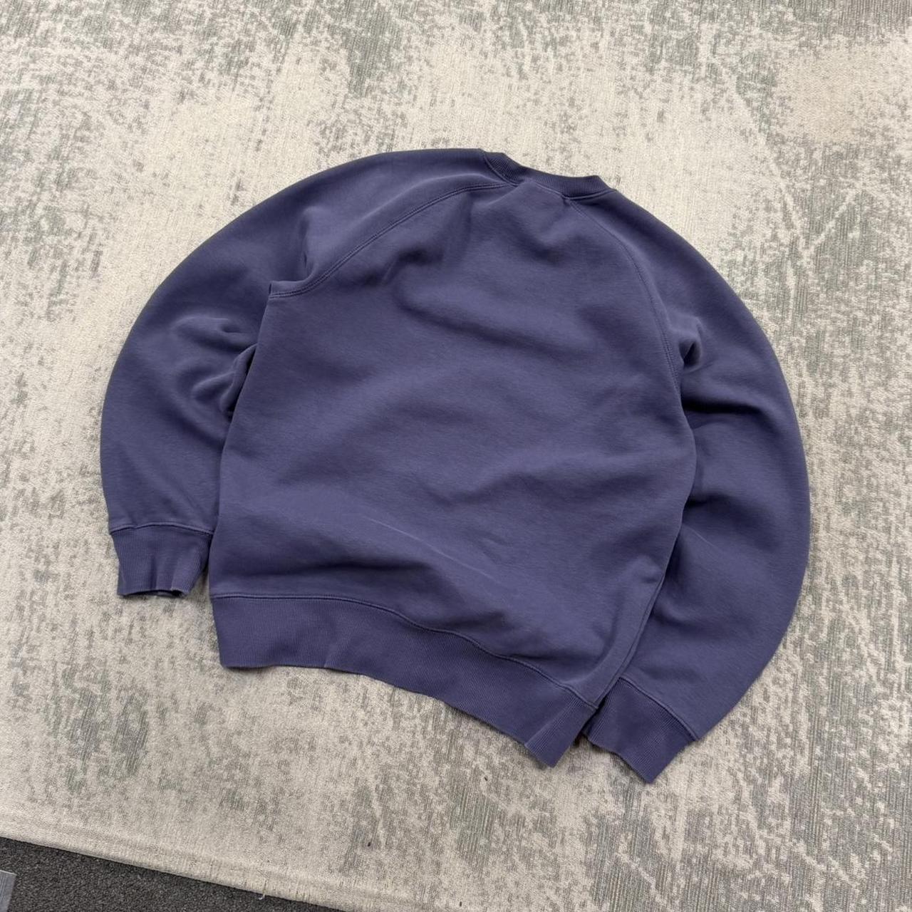 Vintage Carhartt WIP Sweatshirt Purple (Womens S)