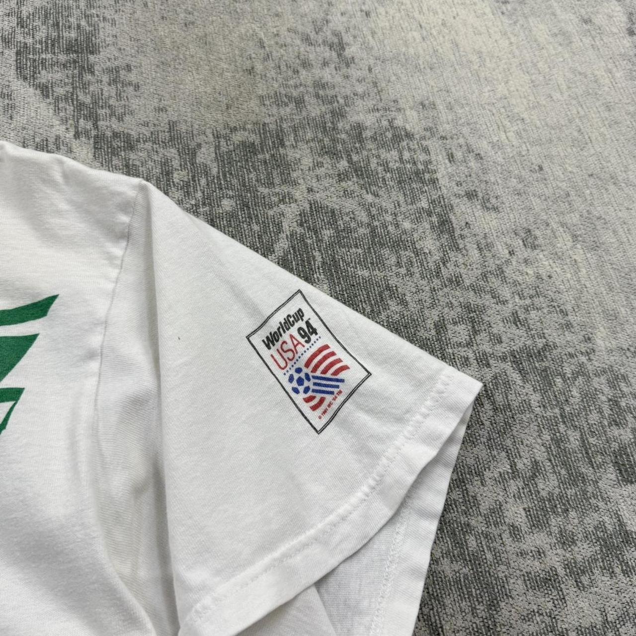 Vintage 1994 World Cup Champions Brazil Graphic T Shirt White (S)