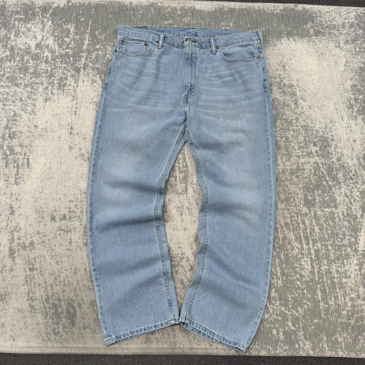 Vintage Levi’s 559 Relaxed Straight Leg Jeans Light Blue (40)
