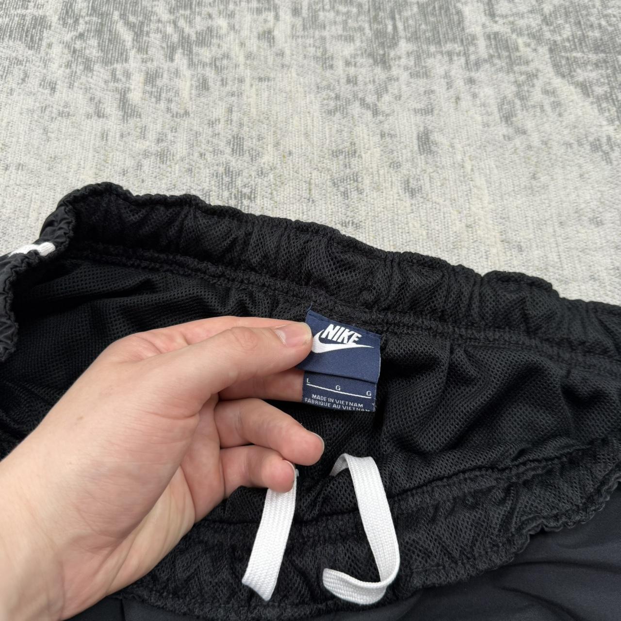 Vintage Y2K Nike Baggy Tracksuit Bottoms Black (L)
