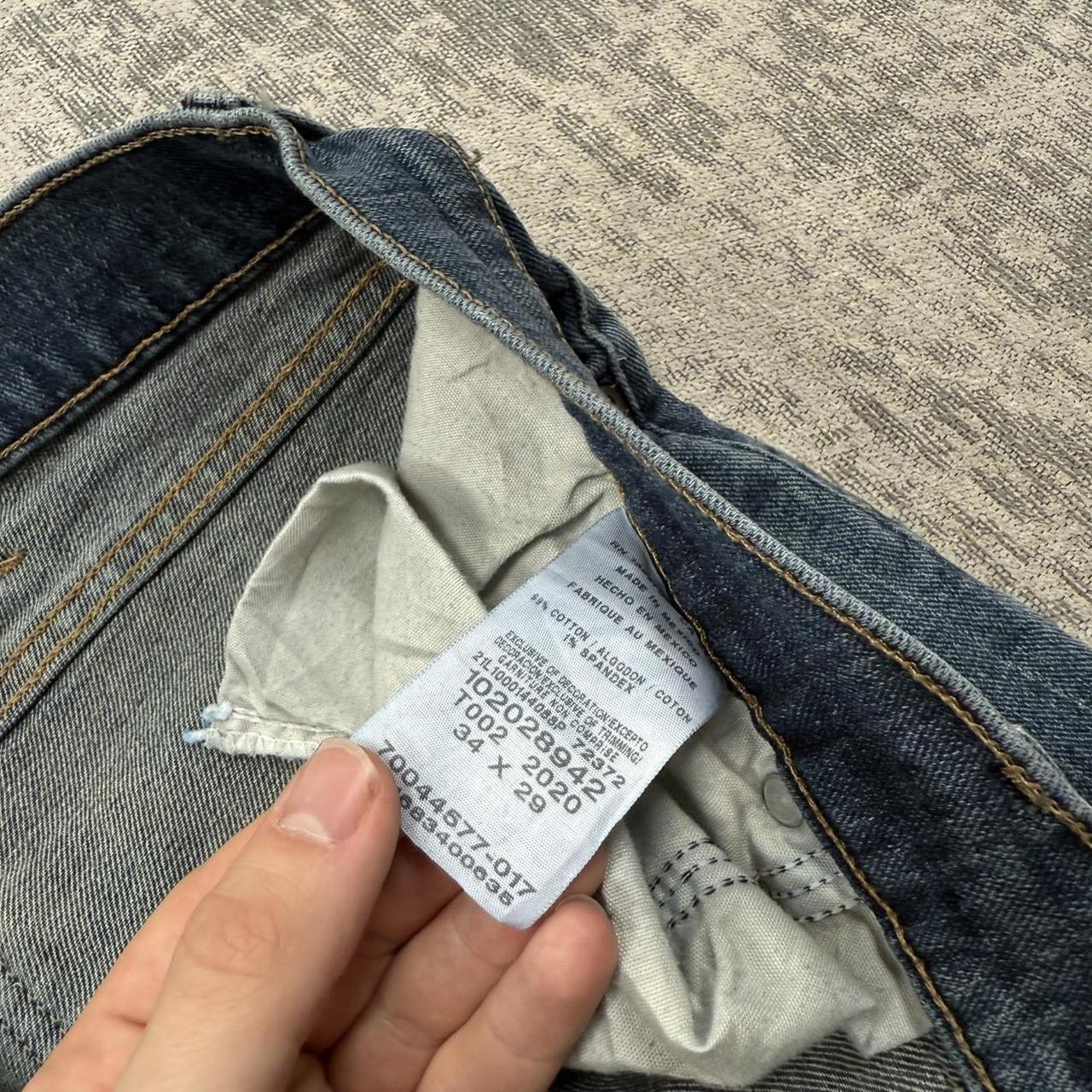 Vintage 00s Lee Straight Leg Jeans Blue (34)