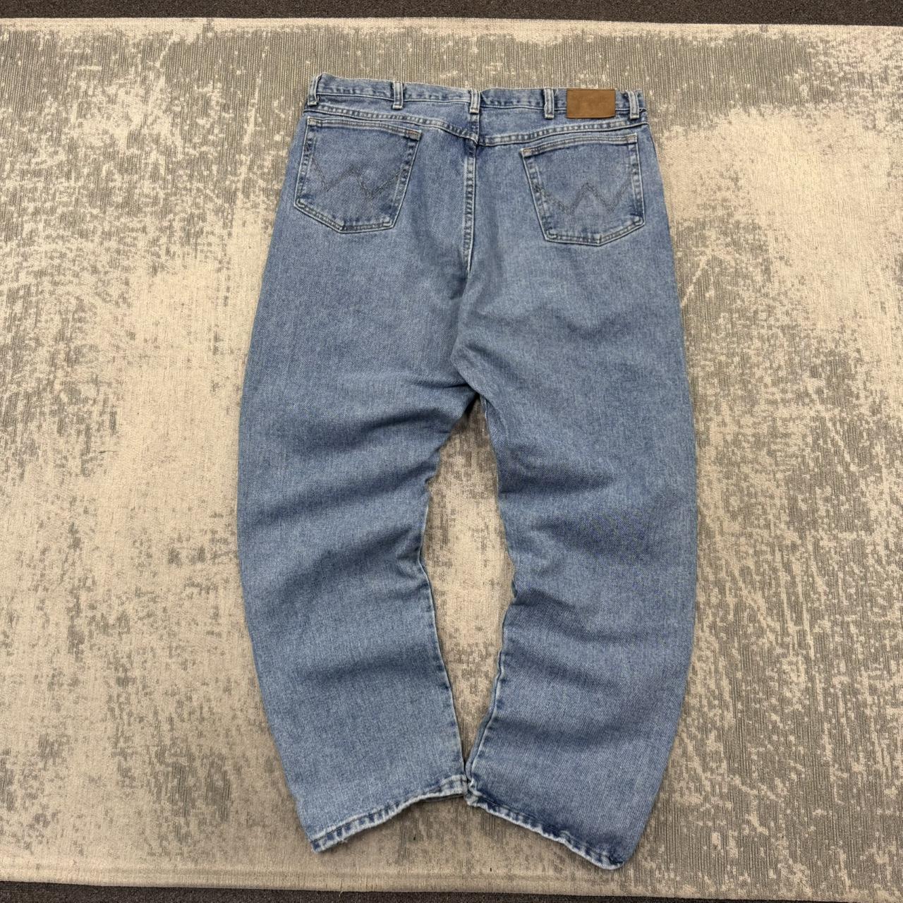 Vintage 00s Wrangler Relaxed Straight Leg Jeans Blue (40x30)