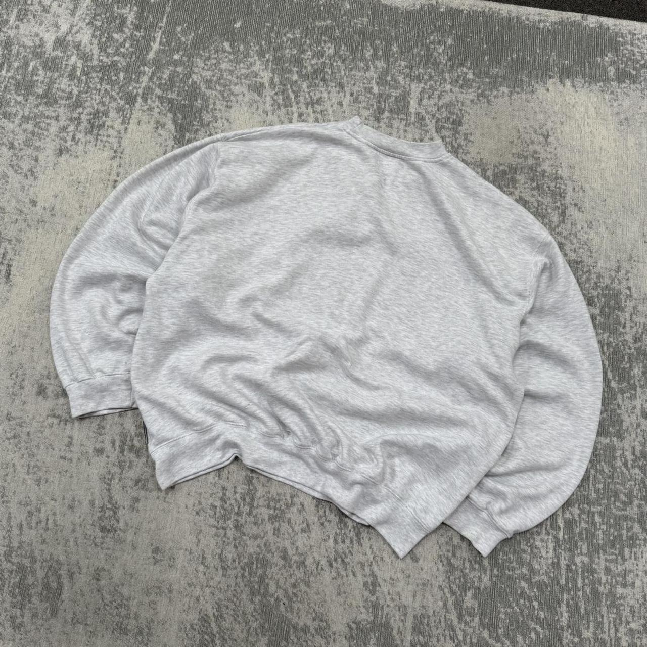 Vintage 90s Reebok Small Logo Sweatshirt Grey (XL)