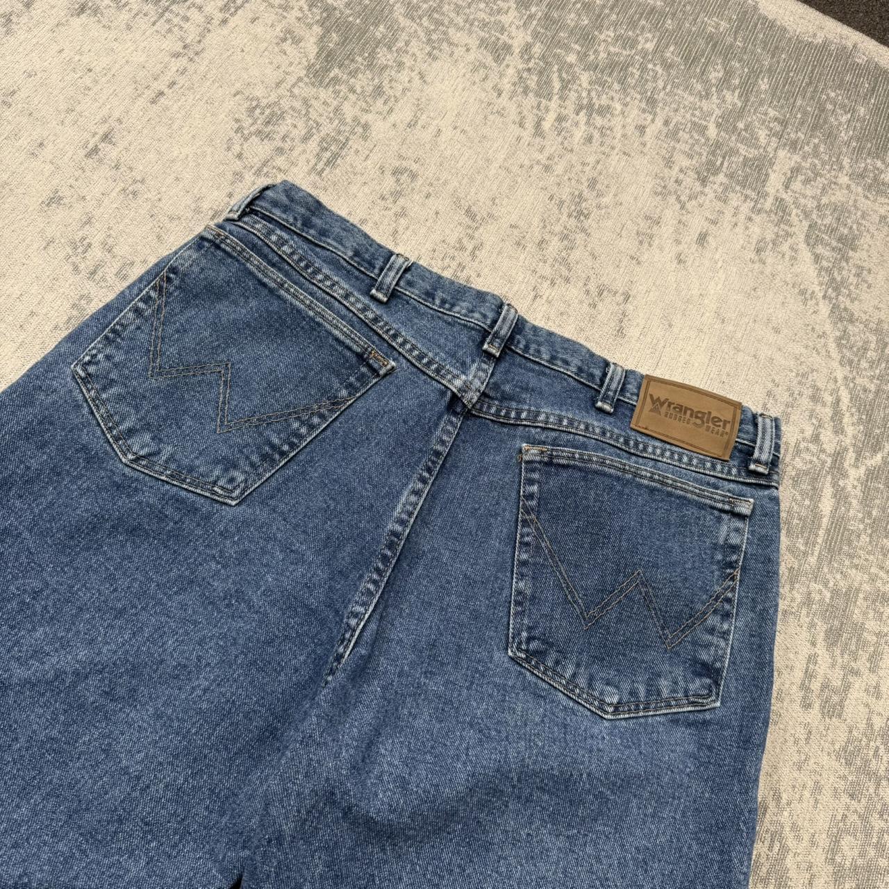 Vintage 00s Wrangler Relaxed Straight Leg Jeans Blue (36x32)