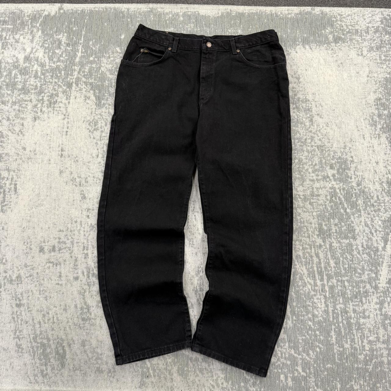 Vintage 00s Lee Relaxed Fit Jeans Black (36x30)