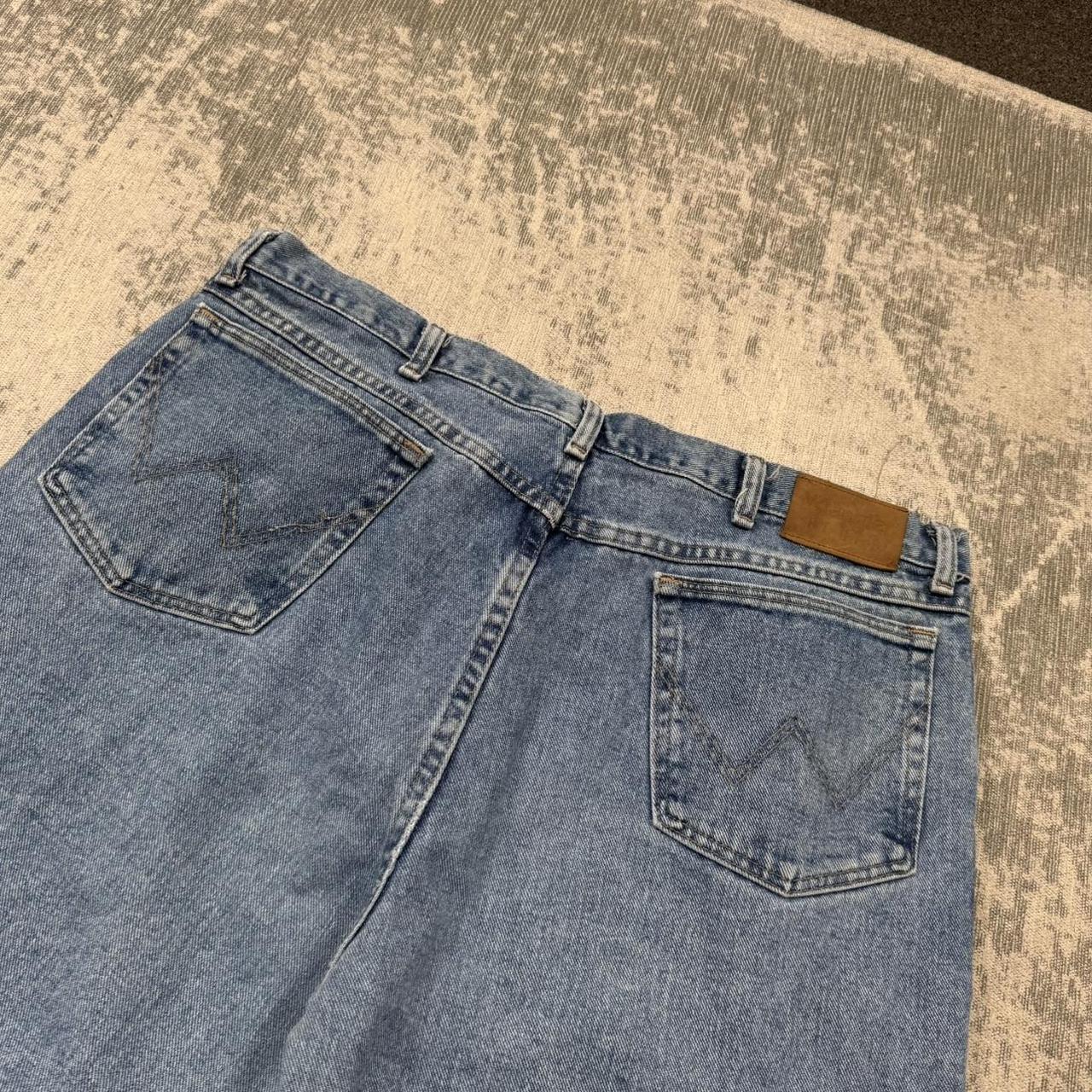 Vintage 00s Wrangler Relaxed Straight Leg Jeans Blue (40x30)