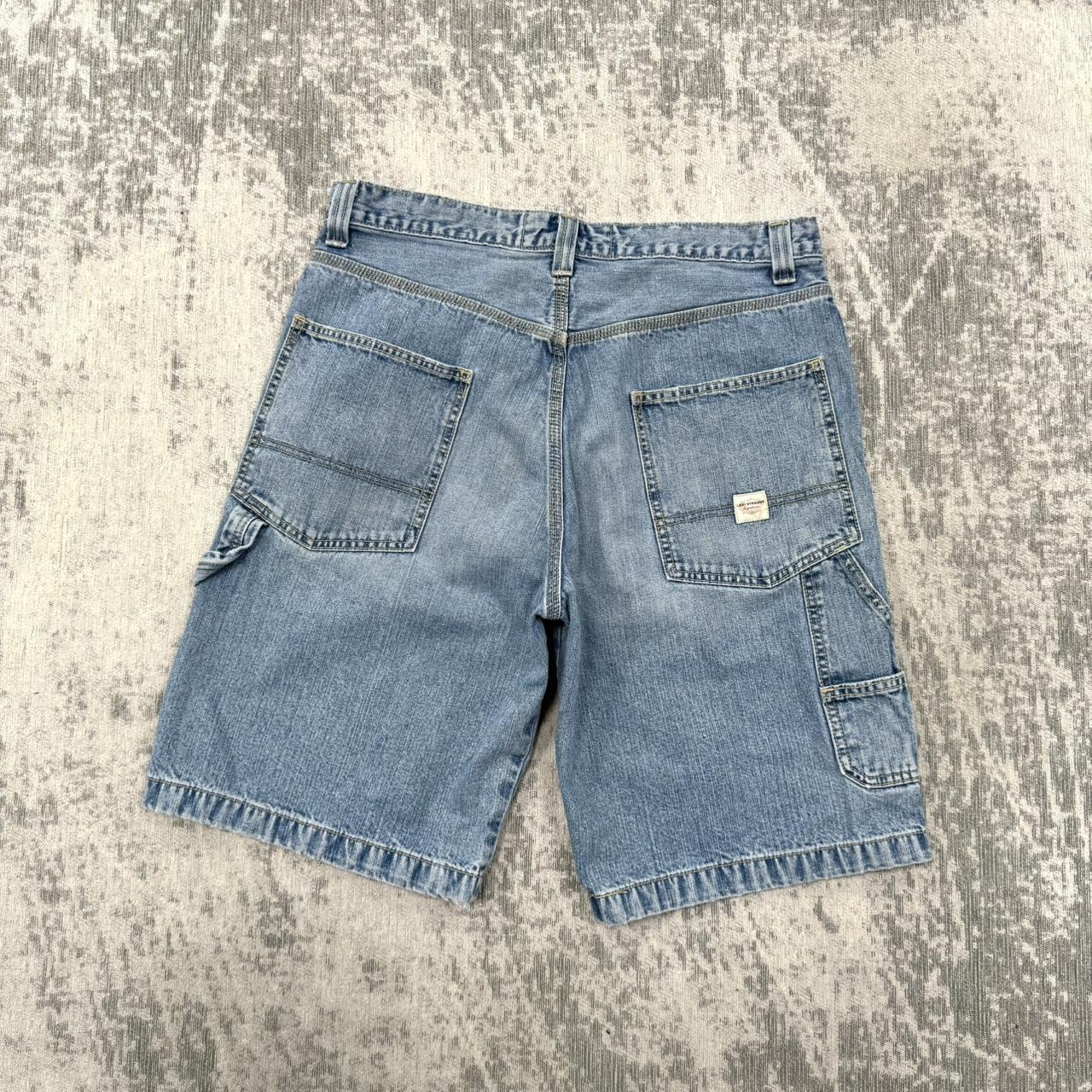 Vintage 00s Levi’s Baggy Carpenter Jorts Blue (34)