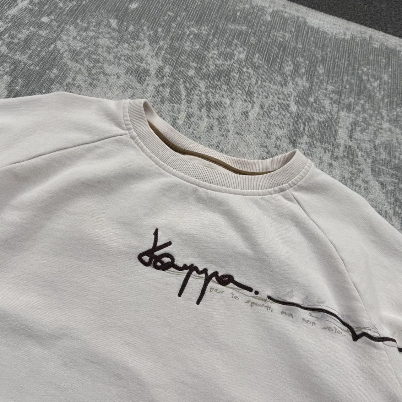 Vintage 00s Kappa Script Sweatshirt Cream (XL)