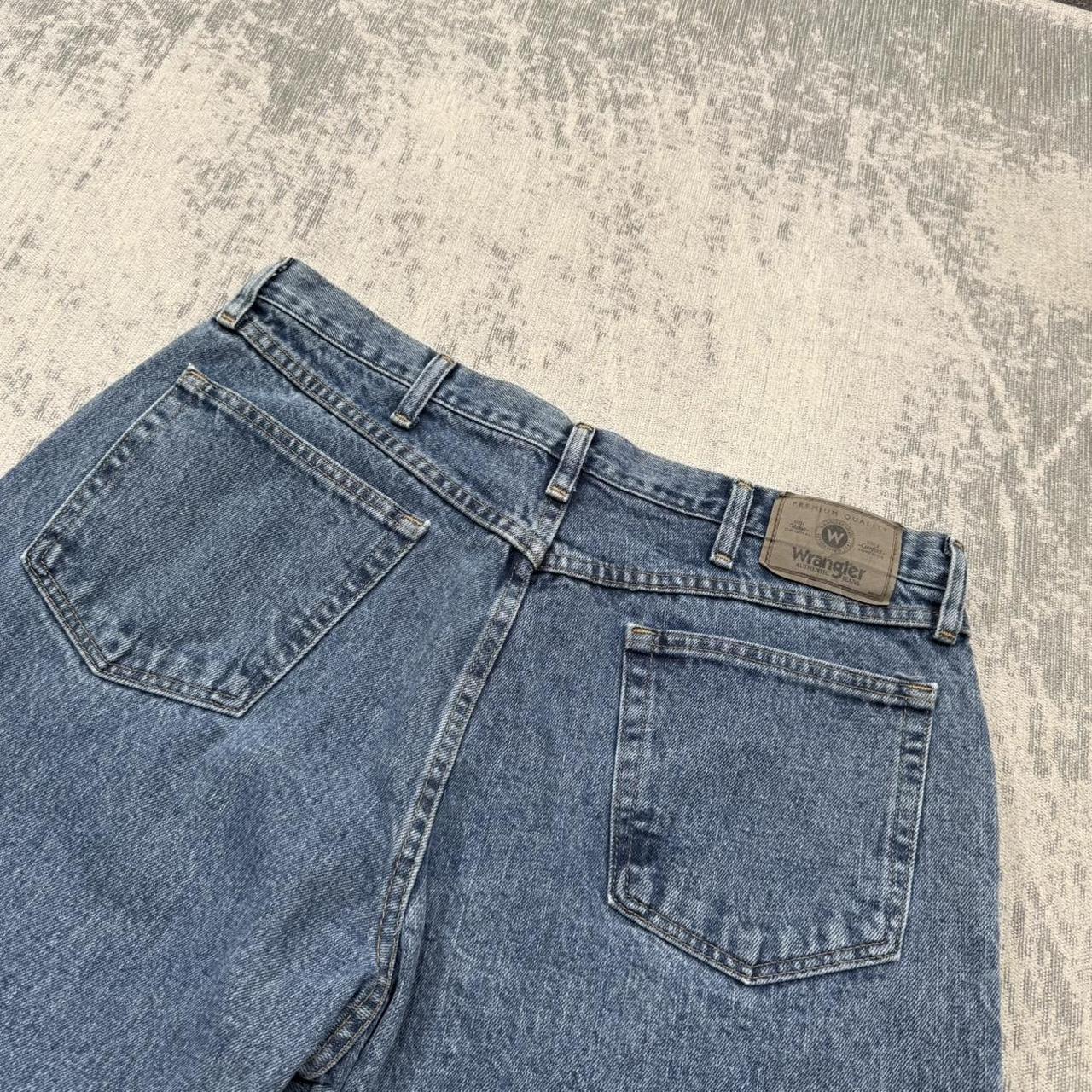 Vintage 00s Wrangler Baggy Jeans Blue (36x29)