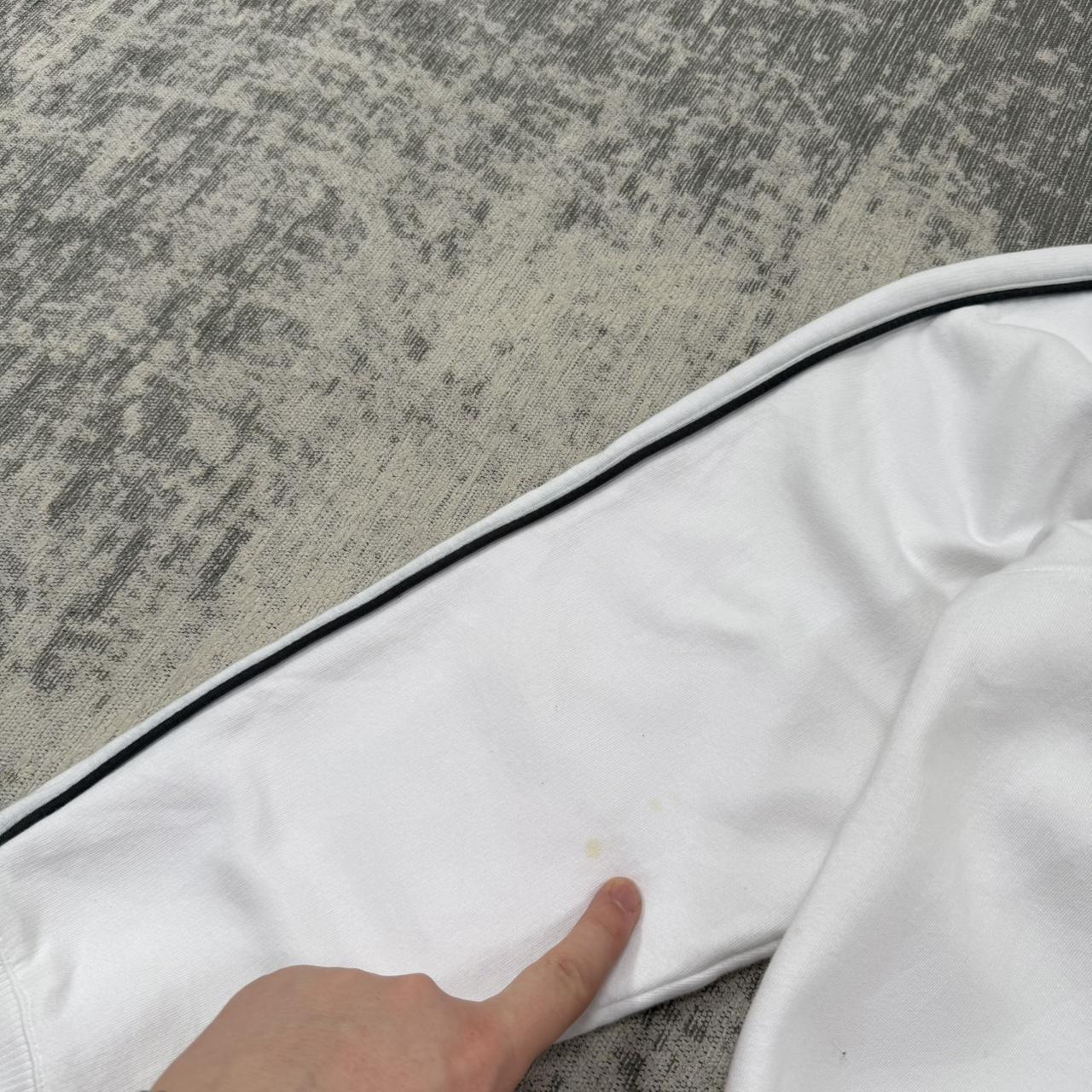 Vintage Y2K Adidas Spell Out Sweatshirt White (M)