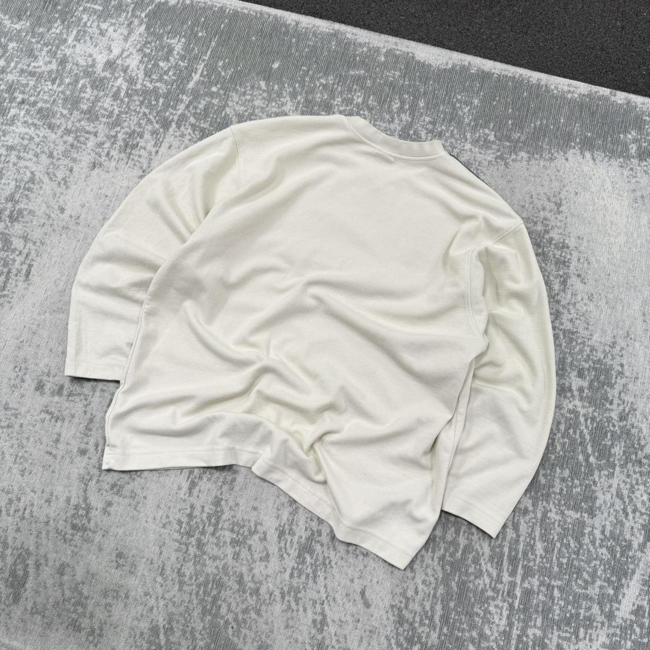 Vintage 00s Nike Waffle Sweatshirt Cream (XL)