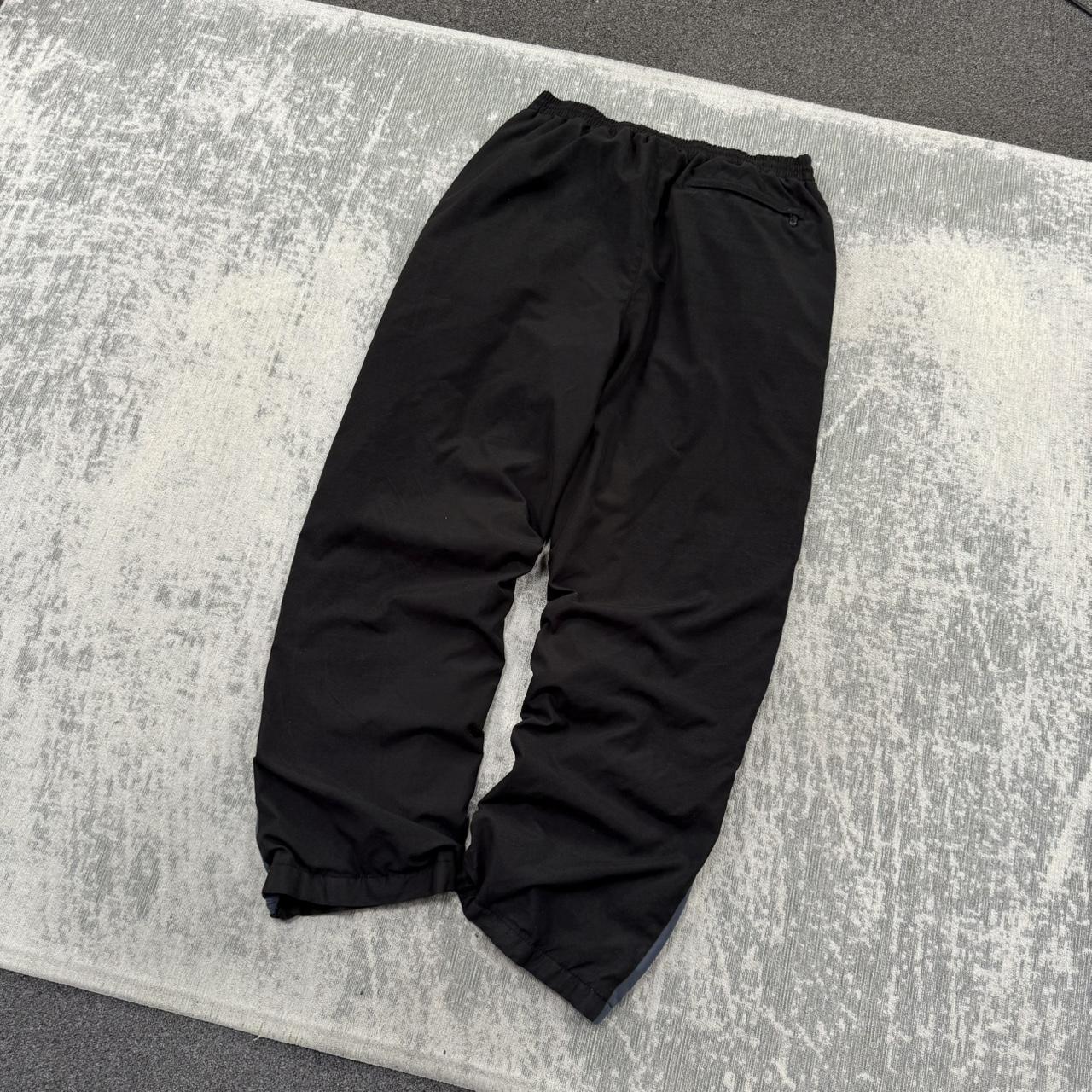 Vintage Y2K Champion Baggy Tracksuit Bottoms Black (M)