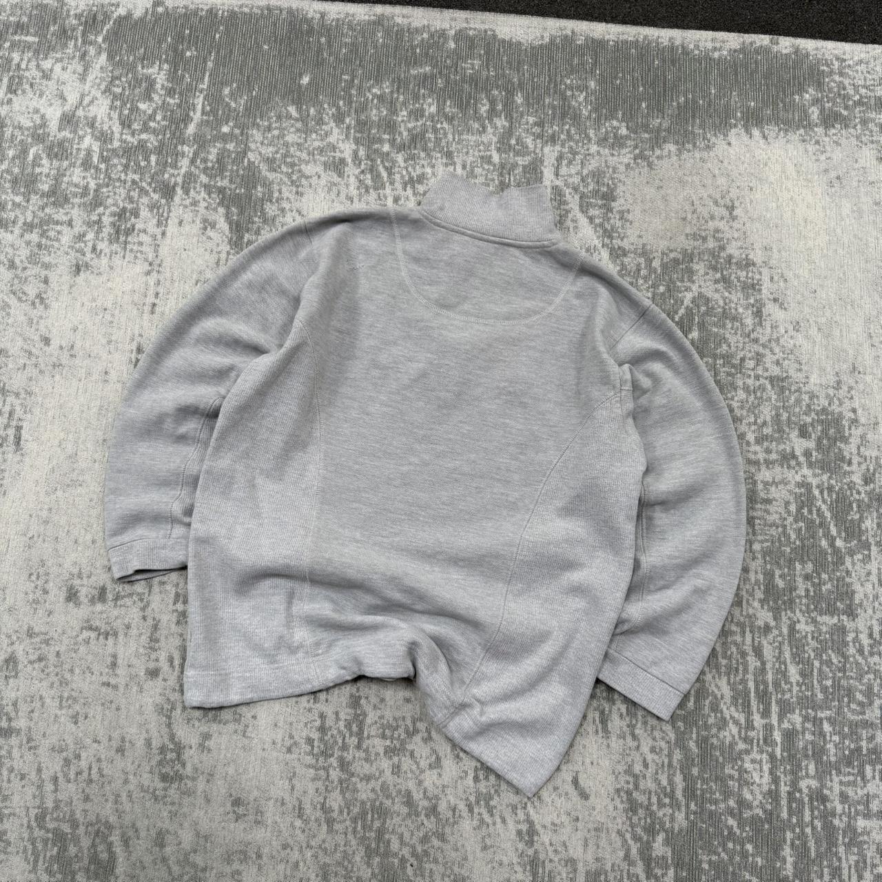 Vintage 00s Reebok Quarter Zip Sweatshirt Grey (M)