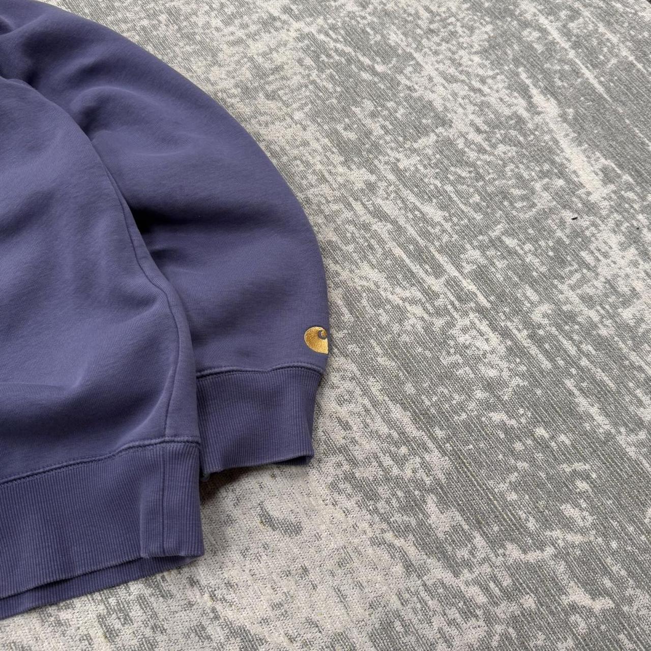 Vintage Carhartt WIP Sweatshirt Purple (Womens S)
