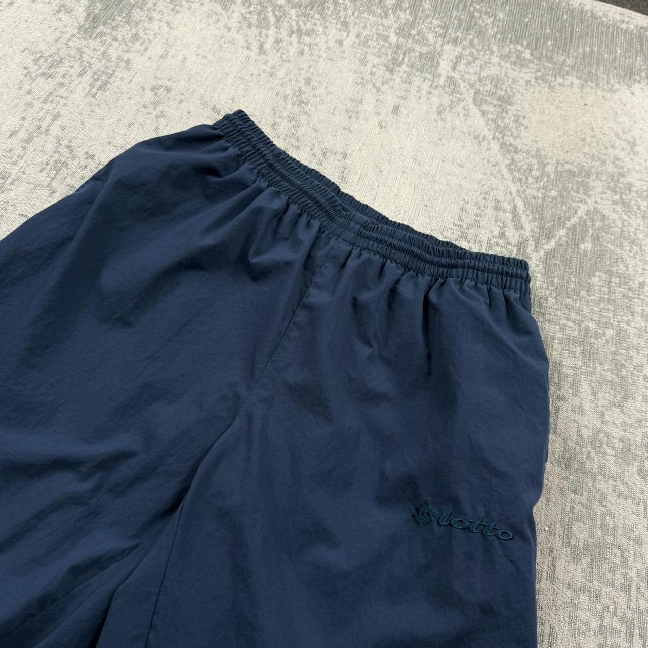 Vintage 90s Lotto Baggy Tracksuit Bottoms Blue (L)