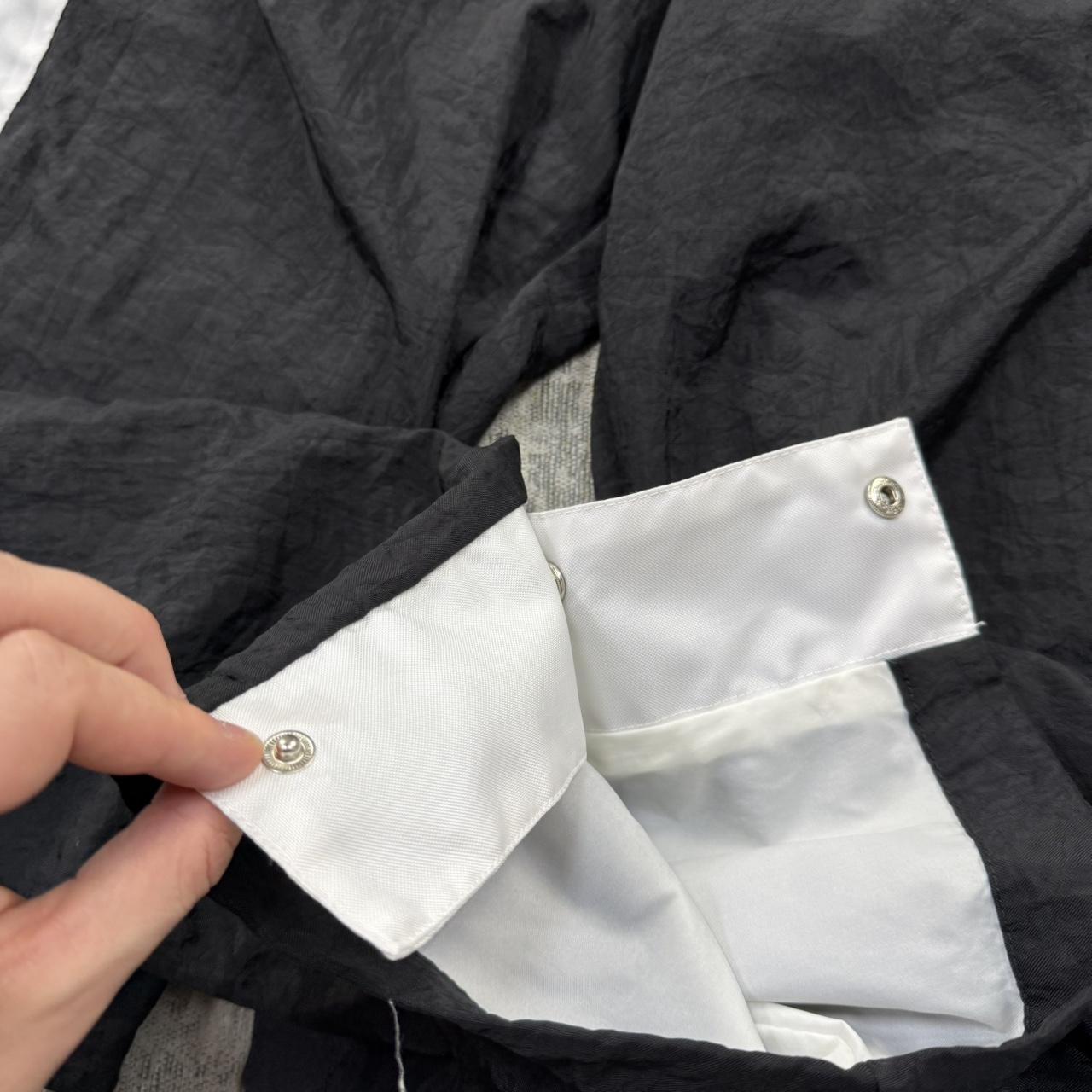 Vintage 90s Nike Baggy Tracksuit Bottoms Black / White (L)