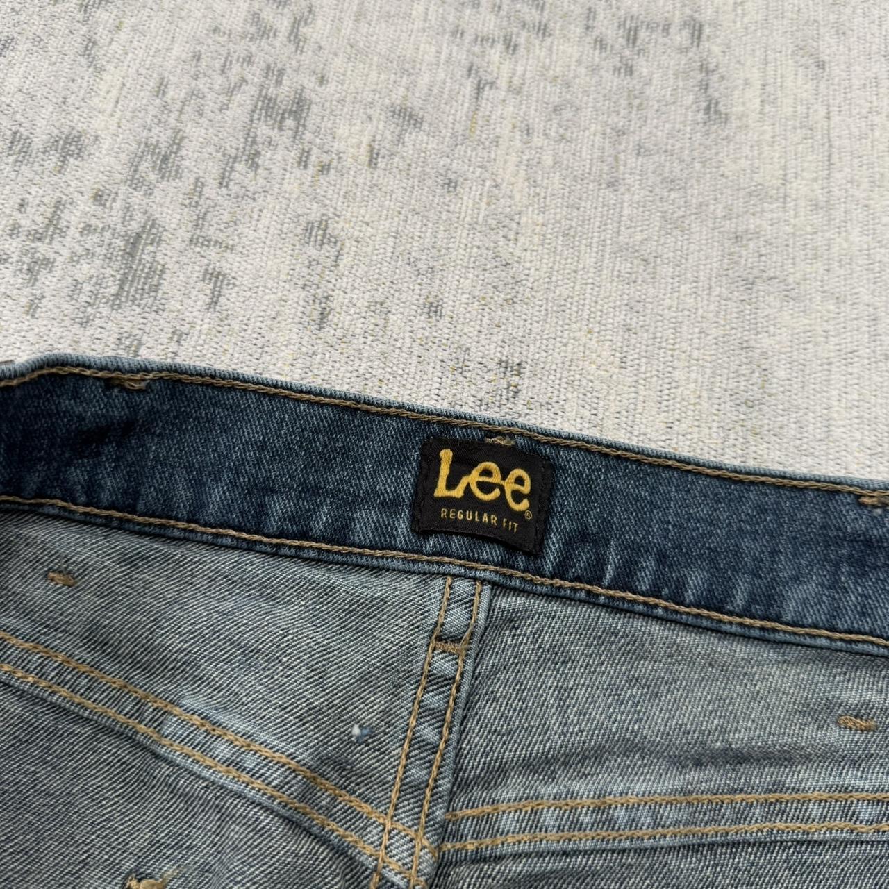 Vintage 00s Lee Straight Leg Jeans Blue (34)