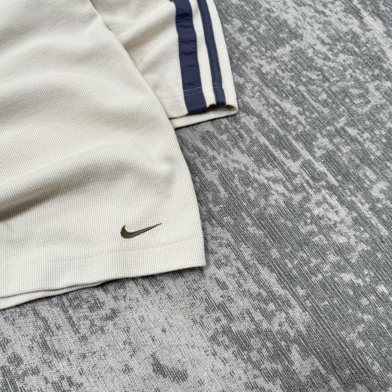 Vintage 00s Nike Waffle Sweatshirt Cream (XL)