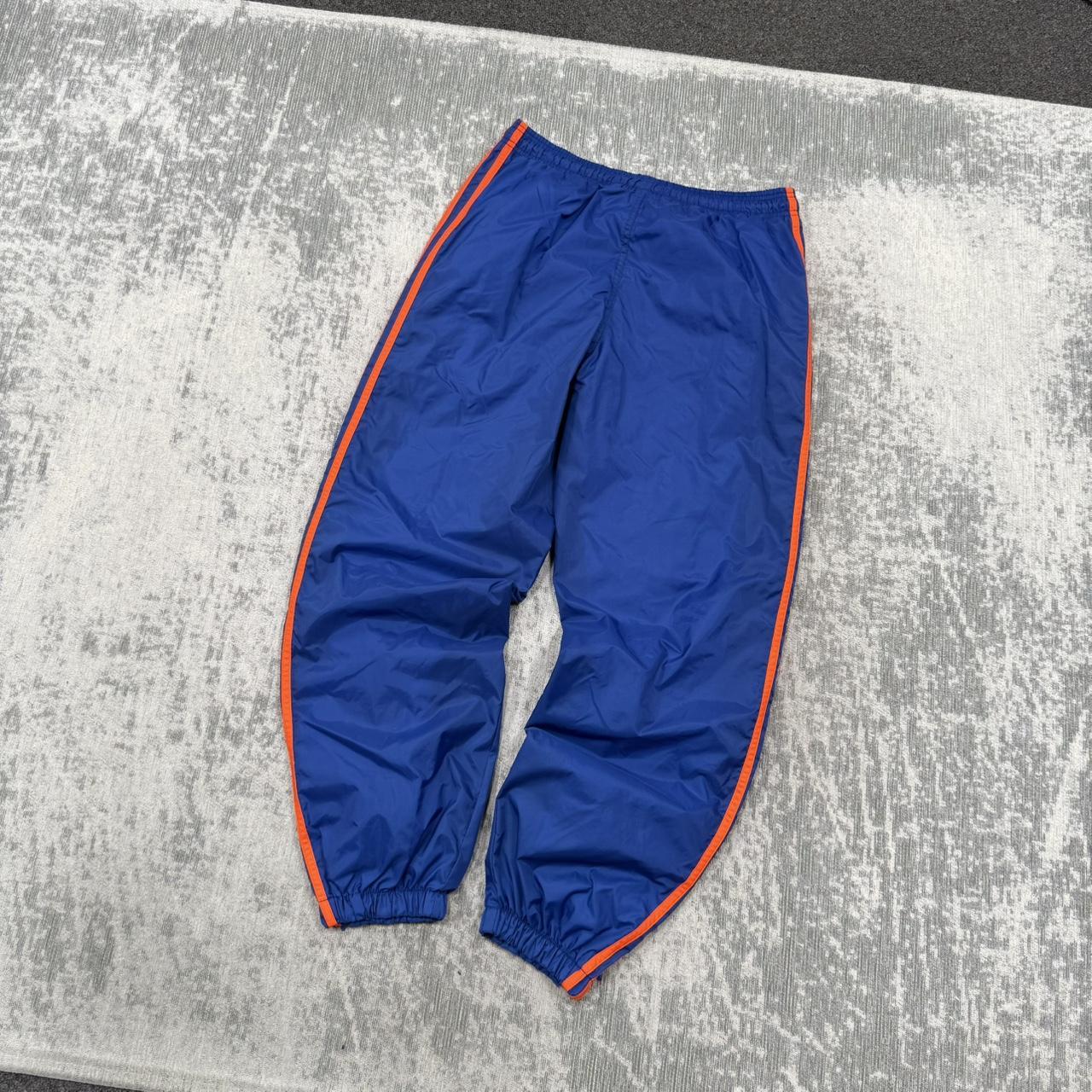 Vintage 90s Adidas Baggy Tracksuit Bottoms Blue (S)