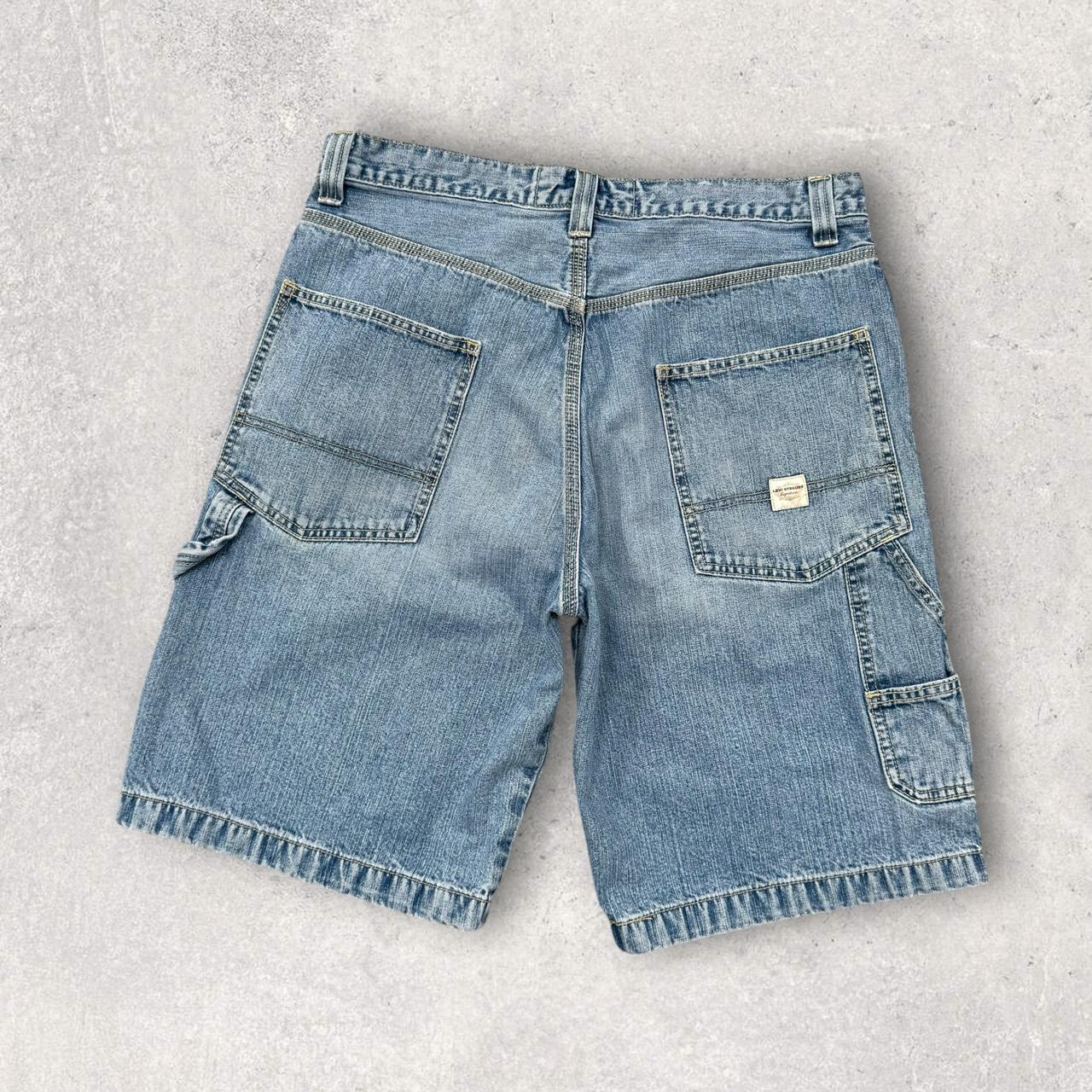Vintage 00s Levi’s Baggy Carpenter Jorts Blue (34)