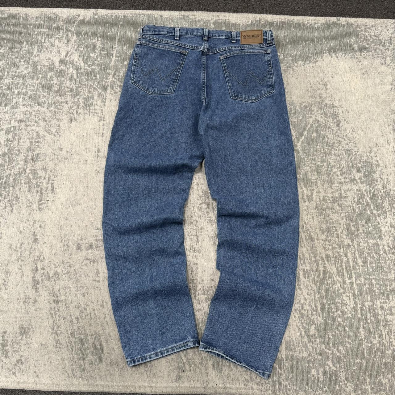 Vintage 00s Wrangler Relaxed Straight Leg Jeans Blue (36x32)
