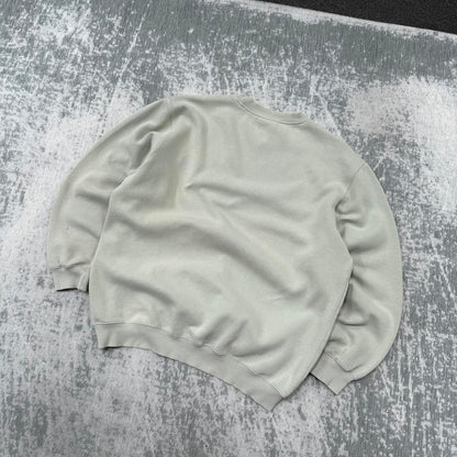 Vintage 90s Adidas Small Logo Sweatshirt Pastel Green (M)