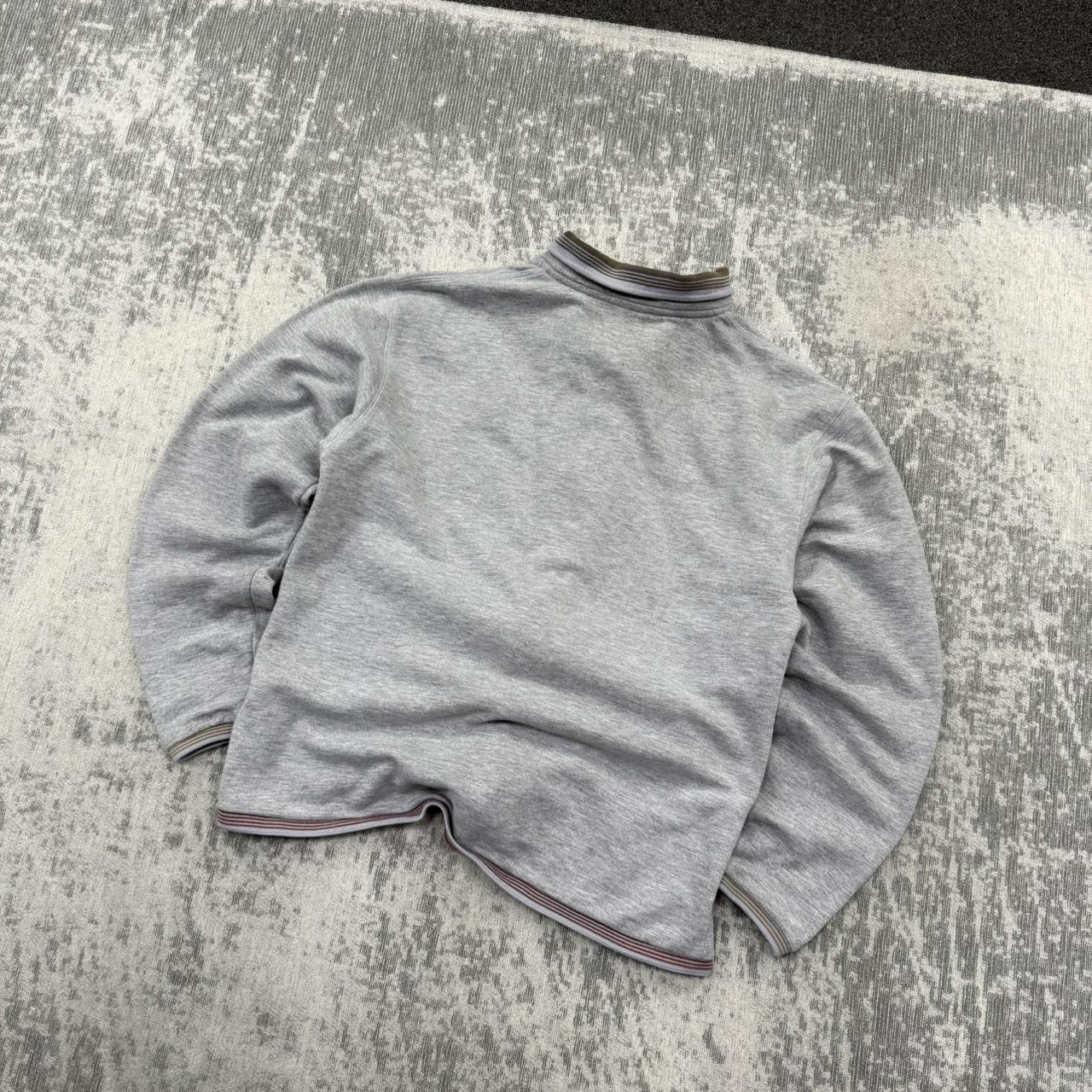 Vintage 00s Reebok Zip Up Sweatshirt Grey (Womens M)