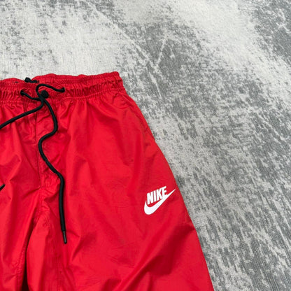Vintage Y2K Nike Tracksuit Bottoms Red (M)