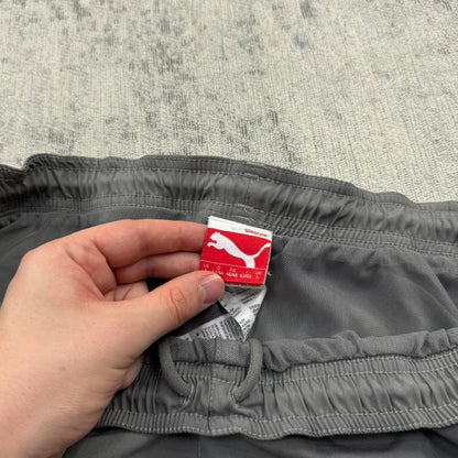 Vintage Y2K Puma Technical Baggy Tracksuit Bottoms Grey (L)