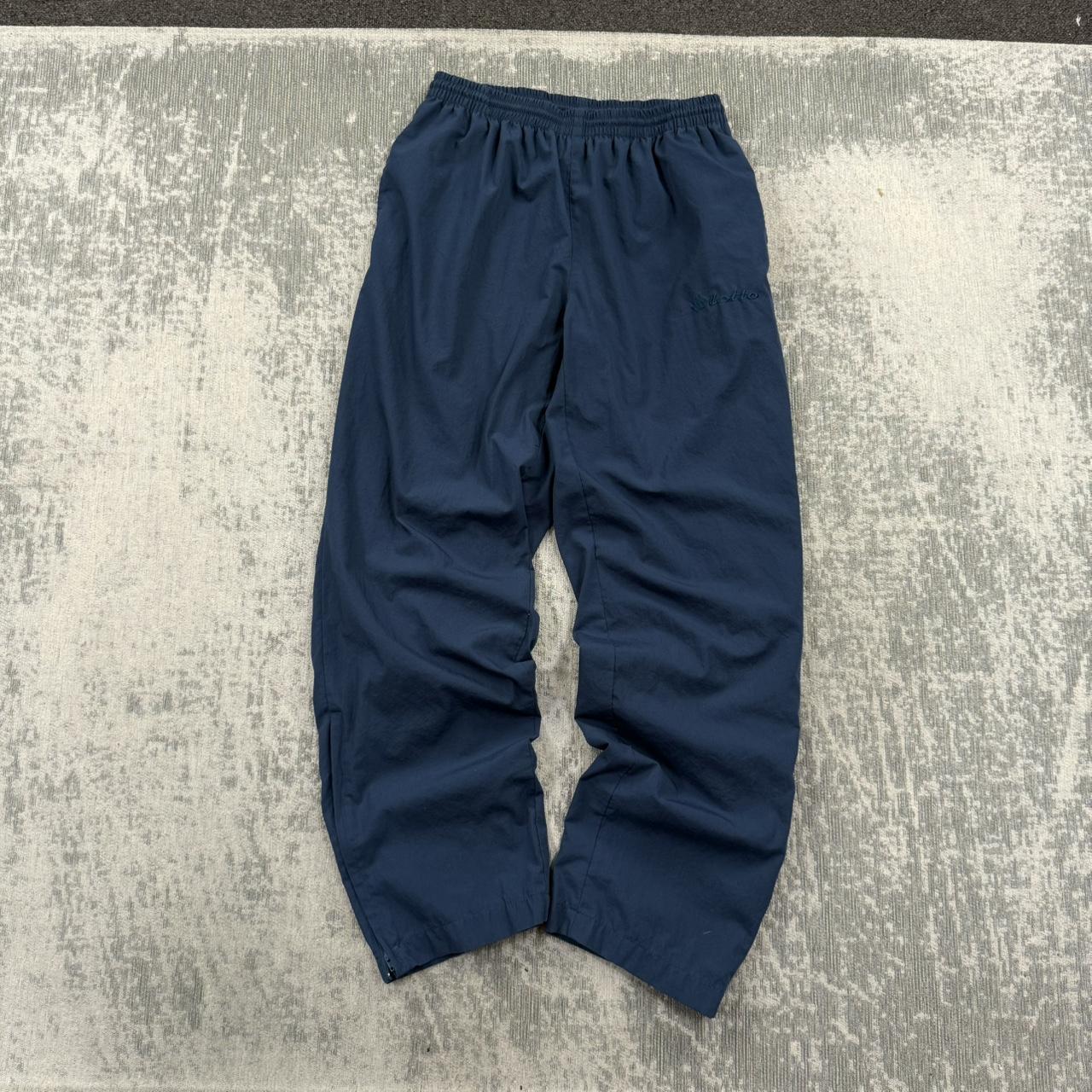 Vintage 90s Lotto Baggy Tracksuit Bottoms Blue (L)