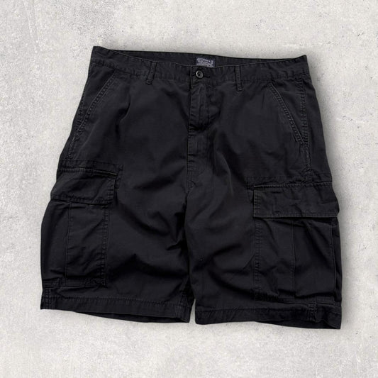 Vintage 00s Levi’s Baggy Cargo Shorts Black (36)