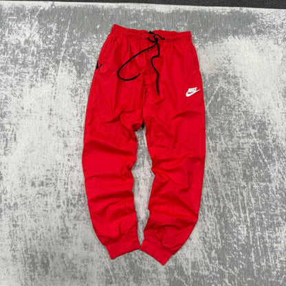Vintage Y2K Nike Tracksuit Bottoms Red (M)
