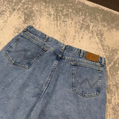Vintage 00s Wrangler Relaxed Straight Leg Jeans Blue (40x30)