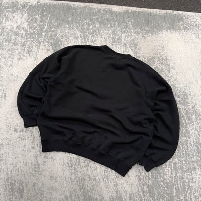 Vintage 00s Reebok Small Logo Sweatshirt Black (L)