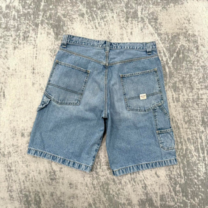 Vintage 00s Levi’s Baggy Carpenter Jorts Blue (34)