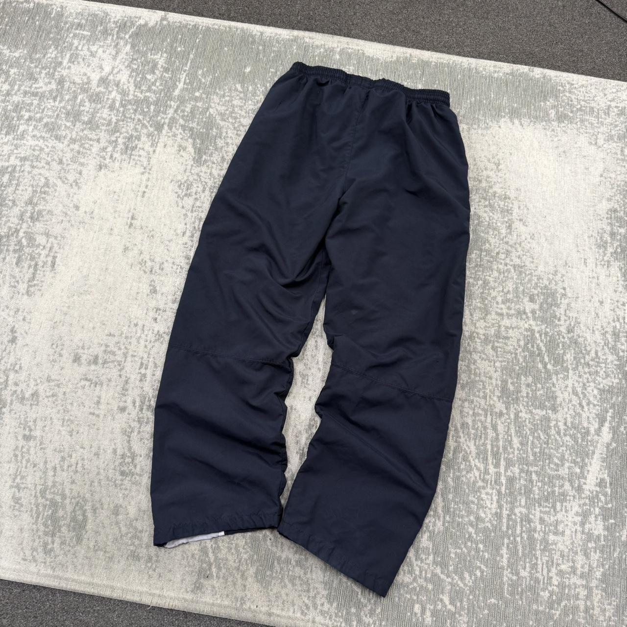 Vintage Y2K Reebok Baggy Tracksuit Bottoms Navy (M)