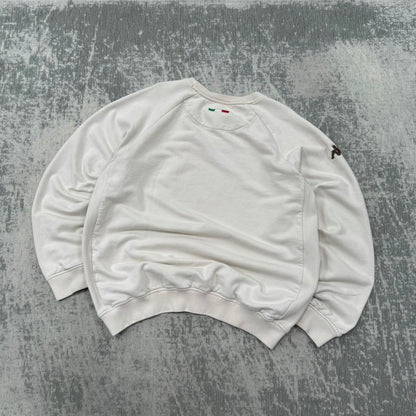 Vintage 00s Kappa Script Sweatshirt Cream (XL)