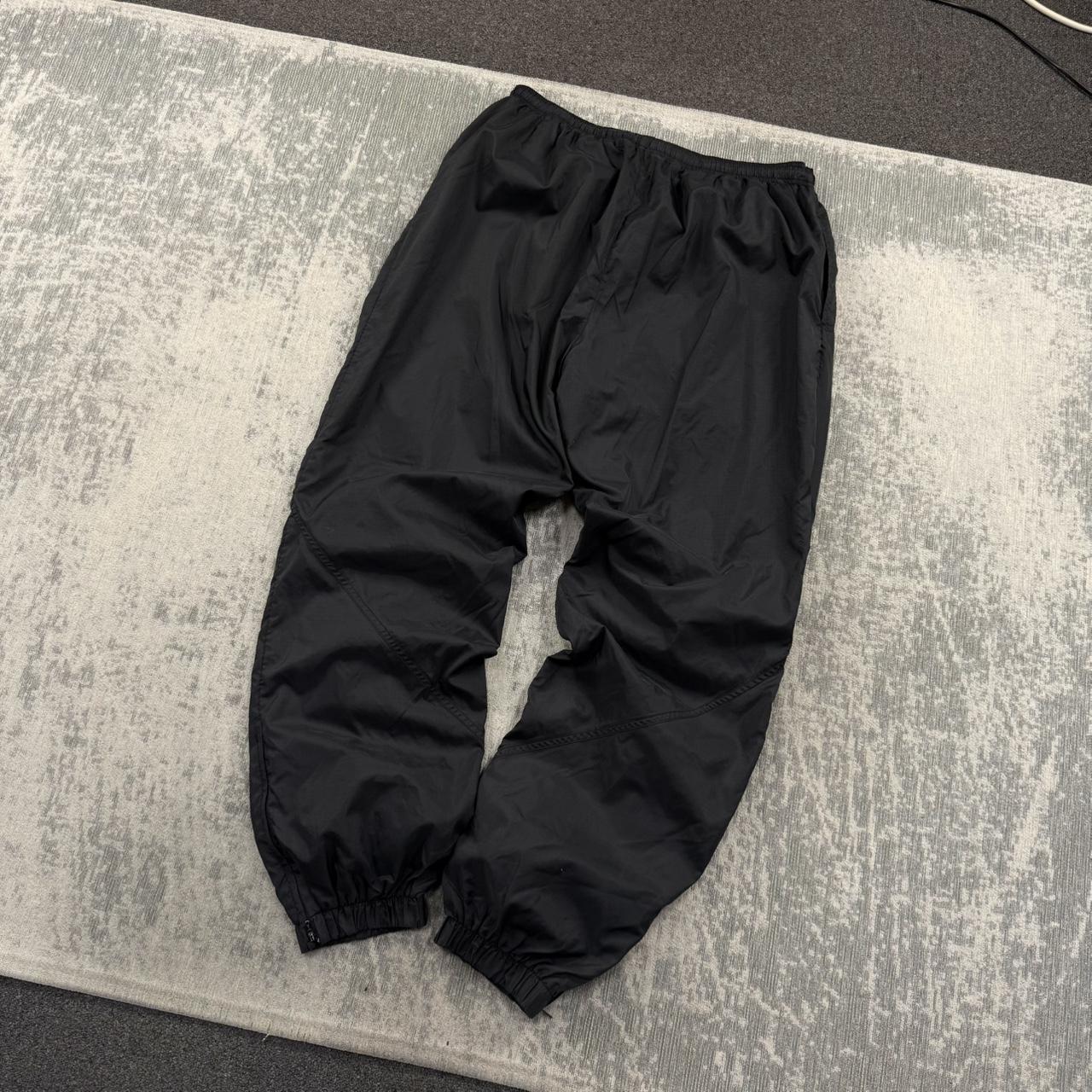 Vintage 90s Nike Baggy Tracksuit Bottoms Black (XXL)