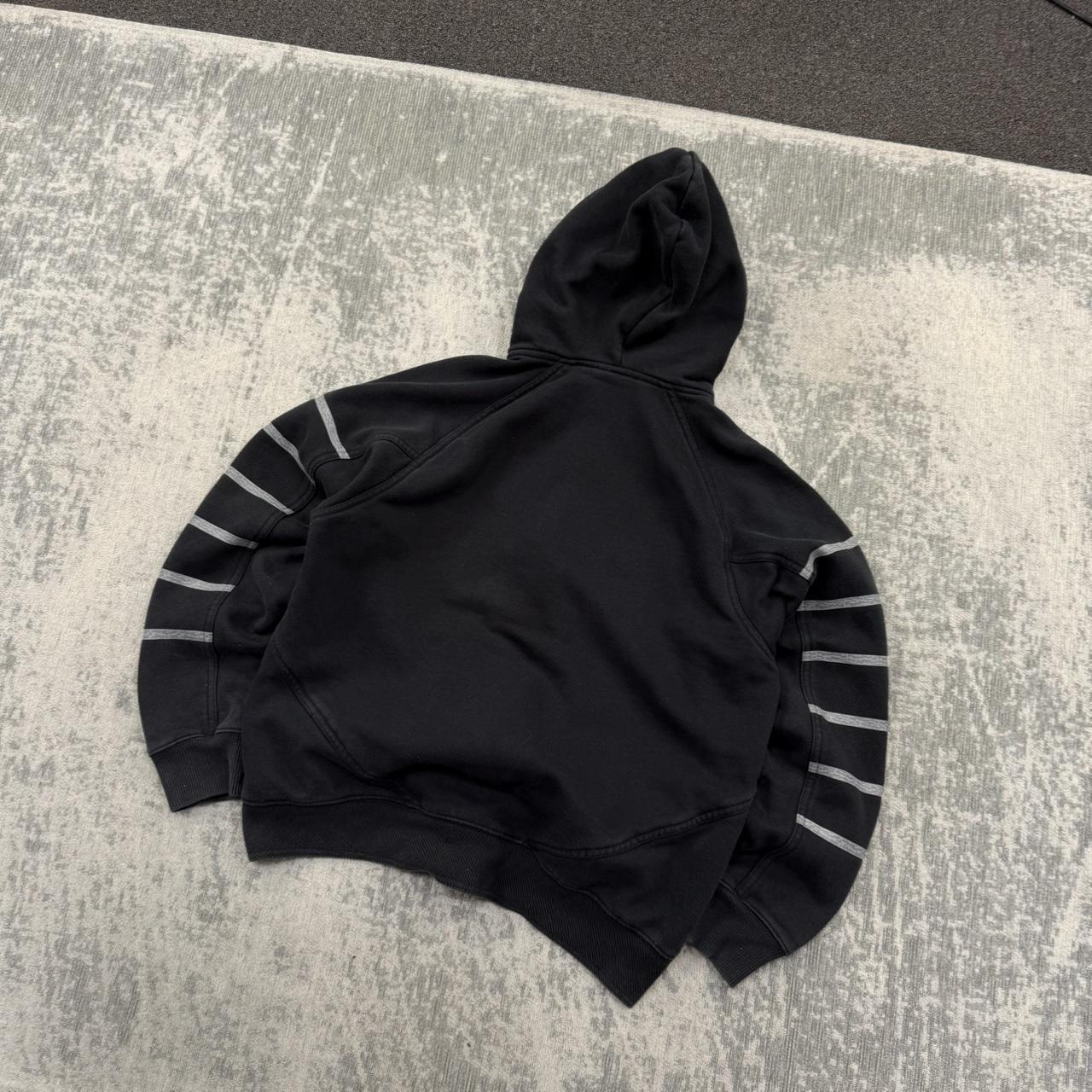 Vintage 00s Nike Air Heavyweight Zip Up Hoodie Black (M)