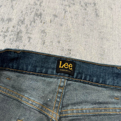 Vintage 00s Lee Straight Leg Jeans Blue (34)