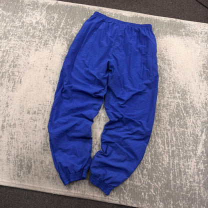 Vintage 90s Adidas Baggy Tracksuit Bottoms Blue (L)